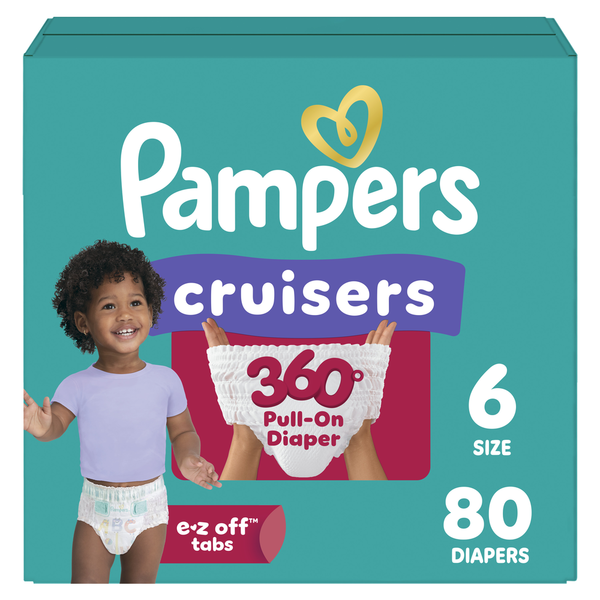Pampers Cruisers 360 Diapers Size 6
