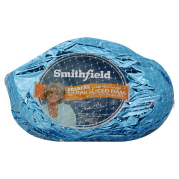 Smithfield Spiral Sliced Crunchy Ham With Glaze Packet