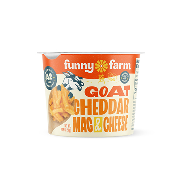 Funny Farm Goat Milk Ice Cream Original Macaroni And Goat Cheese Single Serve