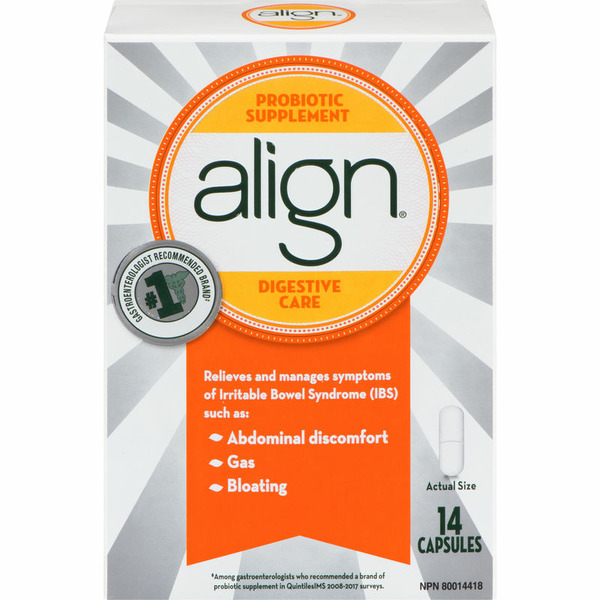 Pharmaprix Align Digestive Support Probiotic Supplement Capsules Same ...