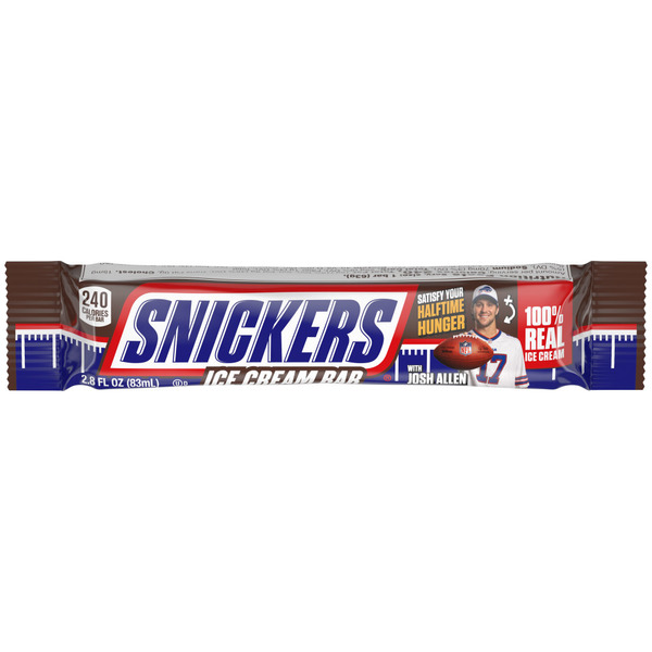 SNICKERS Ice Cream, Chocolatey Caramel Peanut Butter Ice Cream Bar