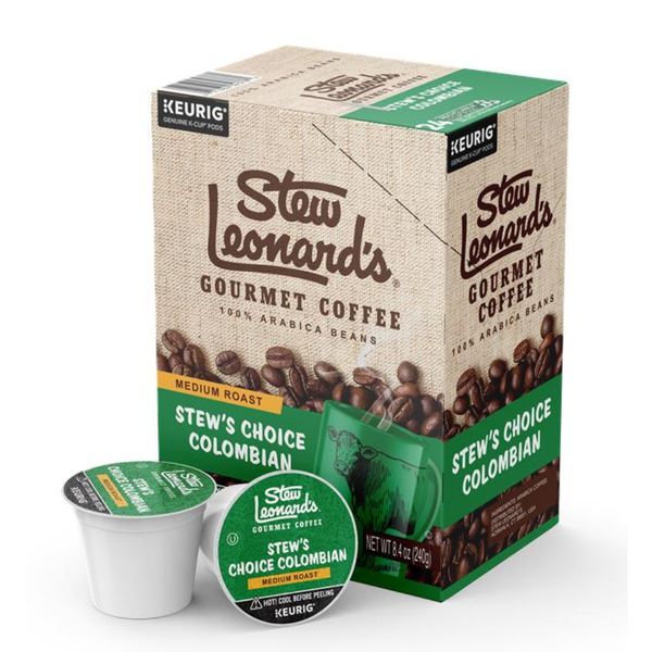 Stew Leonard's Stew's Choice Colombian Gourmet Coffee K-Cup Pods