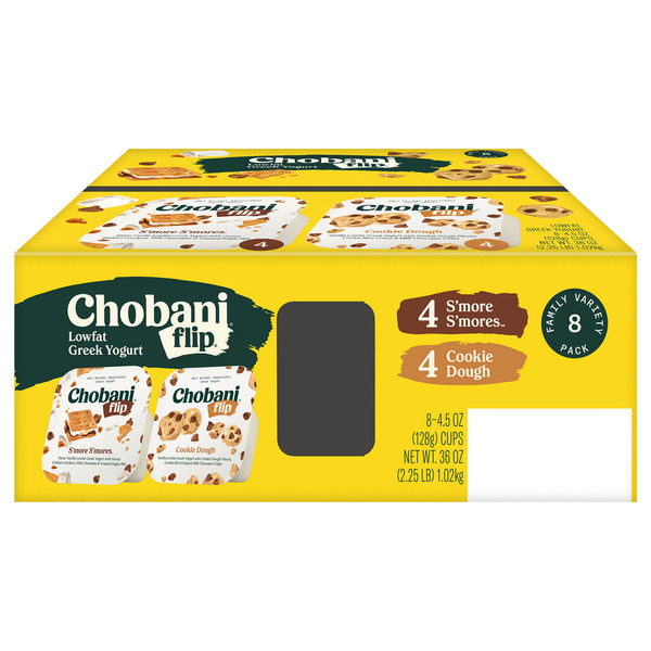 Wegmans Chobani Flip Lowfat Greek Assorted Yogurt Family Variety Pack ...