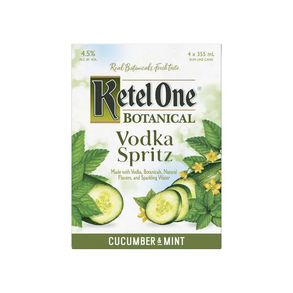 Ketel One Botanical Vodka Spritz Cucumber & Mint Same-Day Delivery