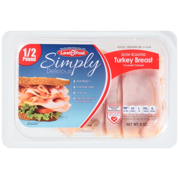 Land O' Frost Simply Delicious Slow Roasted Turkey Breast (8 oz