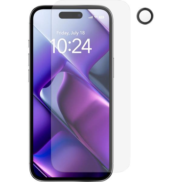 Insignia Glass Screen Protector with Lens Protection for Apple iPhone Air - Clear