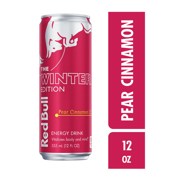 Red Bull Winter Edition Pear Cinnamon Energy Drink Same-Day