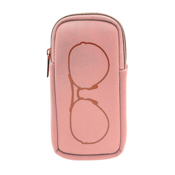 MYTAGALONGS Double Eye Glass Case - Rose Pink