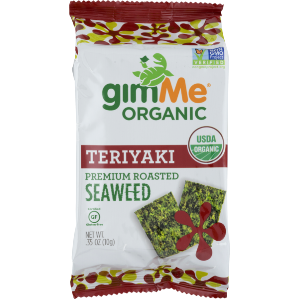gimMe Organic Premium Roasted Seaweed Teriyaki (0.35 oz) from Sprouts Farmers Market Instacart