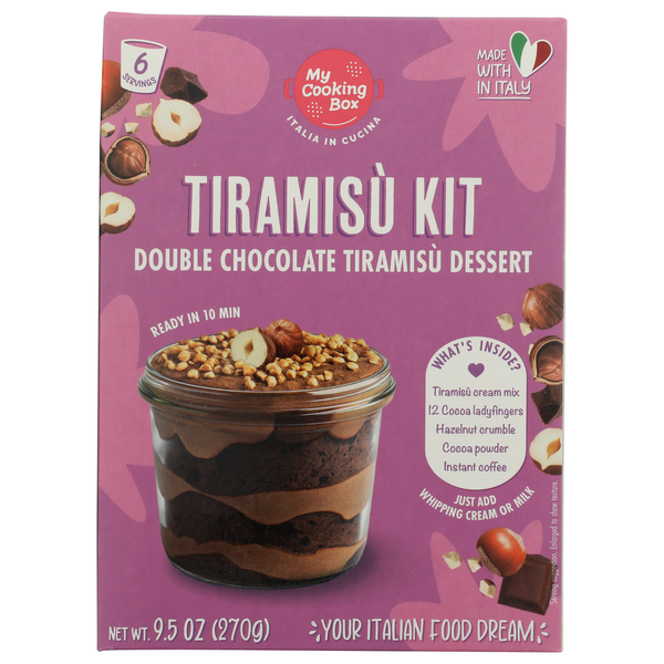 My Cooking Box Tiramisu' Kit - Double Chocolate Tiramisu Dessert