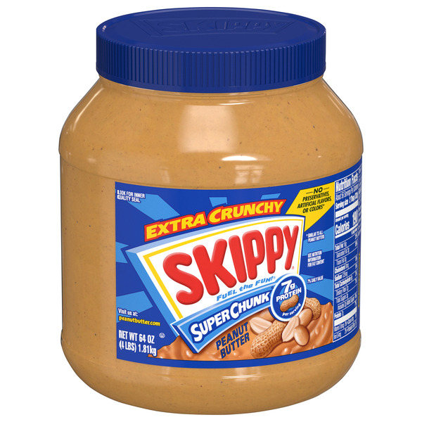 SKIPPY SUPER CHUNK Peanut Butter, 64 OZ