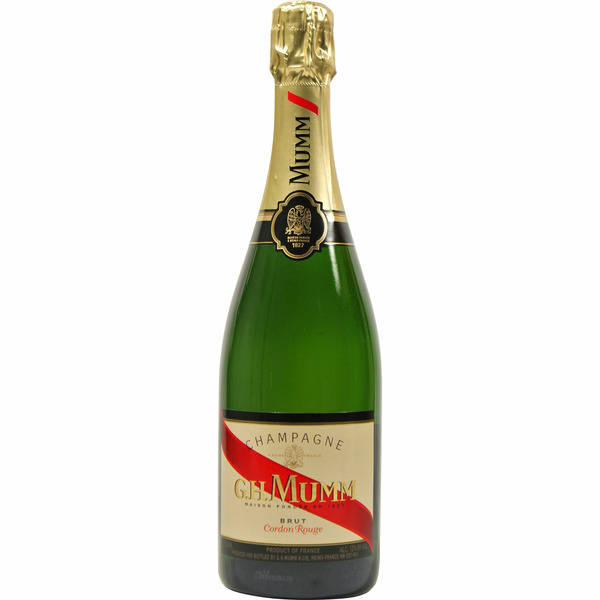 G H Mumm Brut Champagne Cordon Rouge, 750 ml Same-Day Delivery