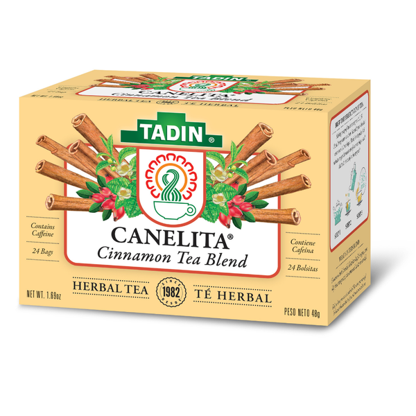 Tadin Cinnamon Tea Blend, Caffeinated Herbal Tea