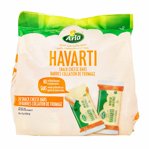 Arla Havarti Snack Cheese 24 x 21 g