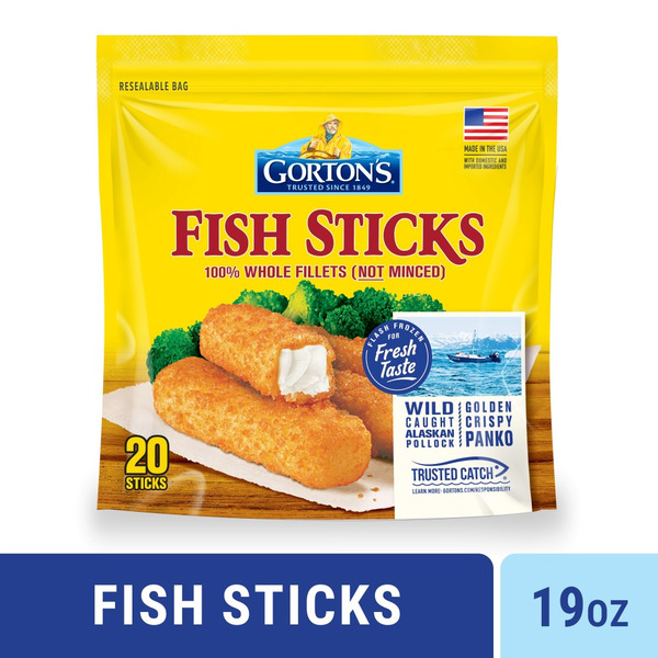 Gorton's Crunchy Breaded Fish Sticks