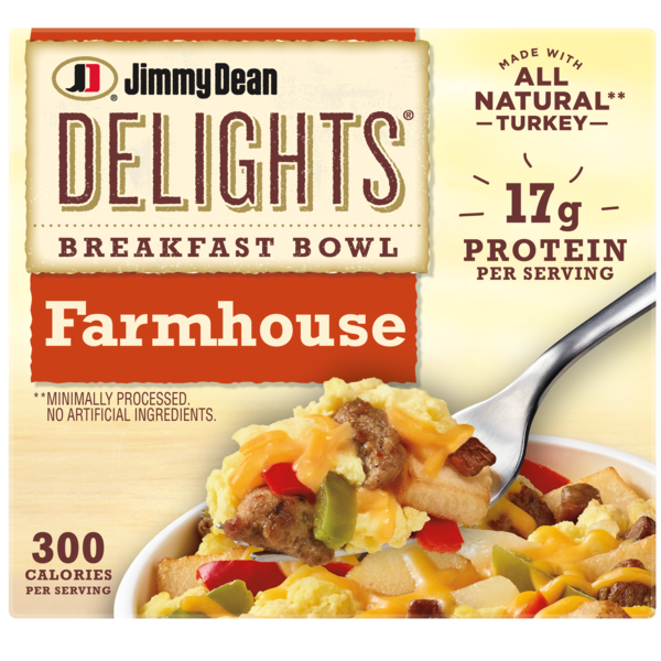 Jimmy Dean Farmhouse Breakfast Bowl, Frozen, 7 oz Bowl Same-Day
