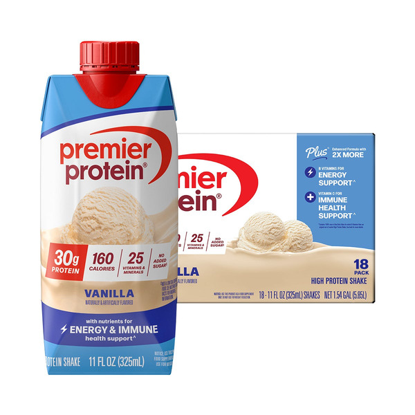 Premier Protein Shake, 30g Protein, Vanilla, 11 fl oz, 18 ct Same