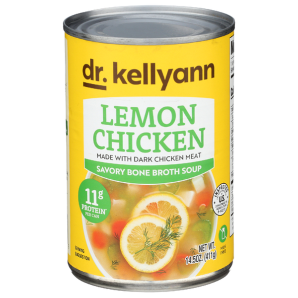 Dr. Kellyann Lemon Chicken Bone Broth Soup