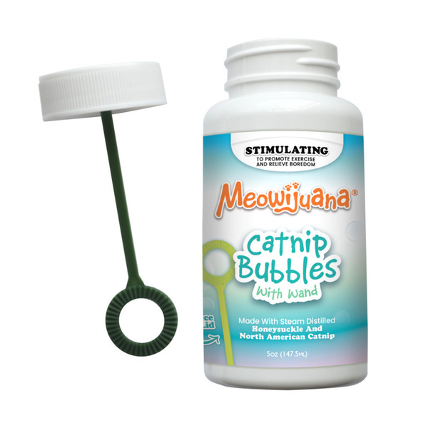 Meowijuana Catnip with Honeysuckle Bubbles
