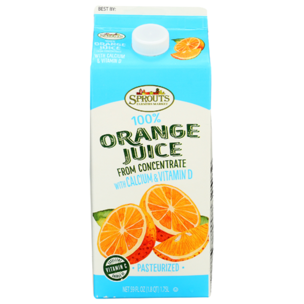 Sprouts Orange Juice With Calcium & Vitamin D From Concentrate