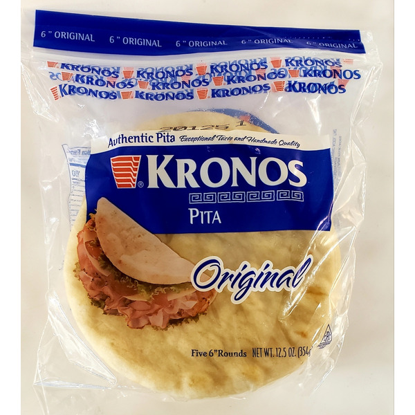 Kronos 6 Inch Handmade Pita Bread Same-Day Delivery or Pickup