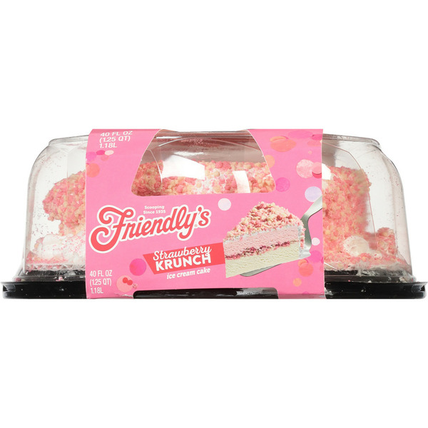 Friendly's Strawberry Krunch Ice Cream Cake Same-Day Delivery or