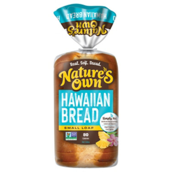 Nature's Own Hawaiian, Non-GMO Small Loaf Bread, Sandwich Bread