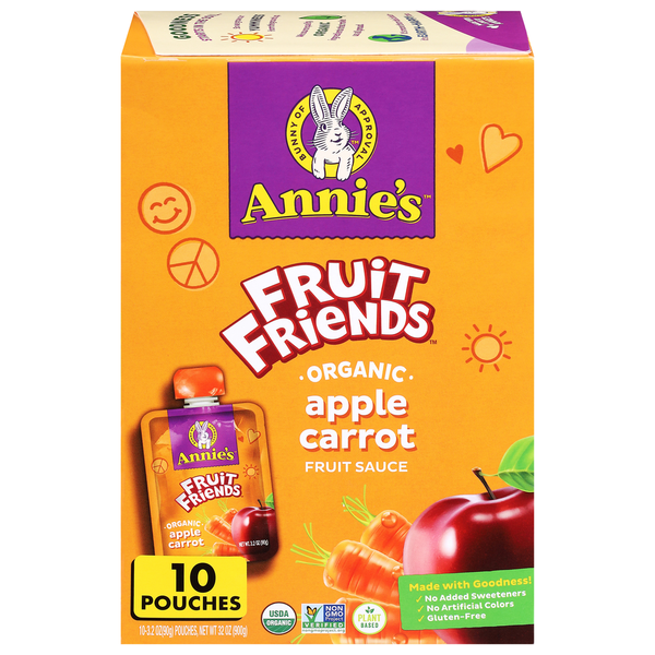 Annie's Organic Apple Carrot Fruit Sauce Same-Day Delivery