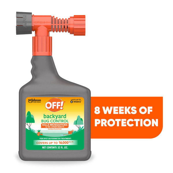 OFF! Backyard Bug Control Pretreat, Outdoor Insect And Mosquito Treatment, 32 Fl. Oz., 1 Ct