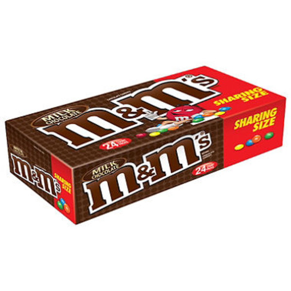 M&M's Milk Chocolate Share Size - 24 ct