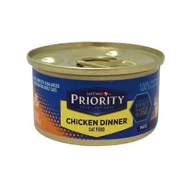 Safeway Priority Chicken Dinner Cat Food (3 oz) Instacart