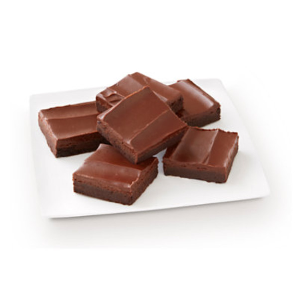 Iced Fudge Brownies