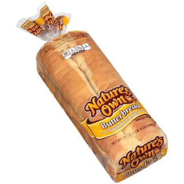 Nature's Own - White Butter Bread - 20 oz Loaf