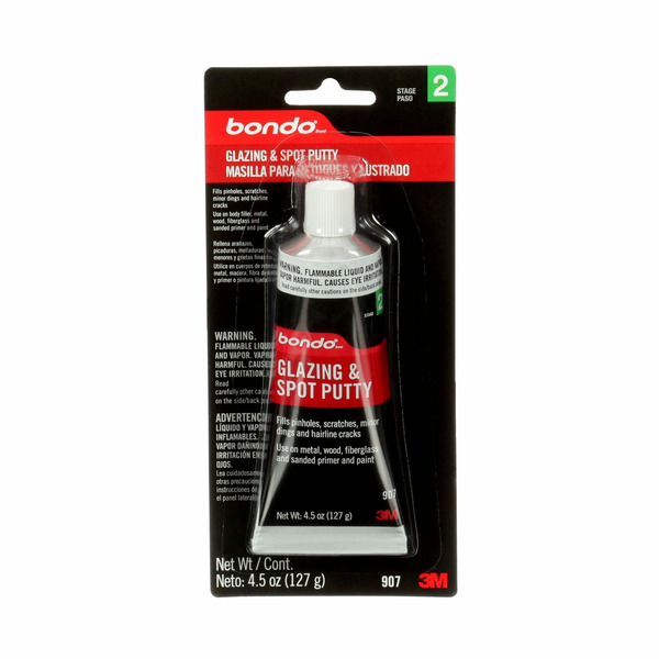 Bondo Glazing and Spot Red Interior All-purpose putty 4.5 Ounce(s)