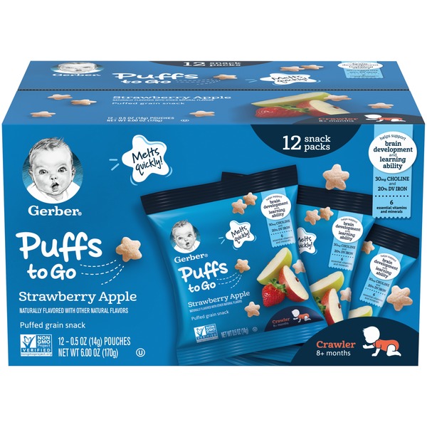 Gerber Puffs to Go Puffed Grain Snack (6 oz) from Target Instacart