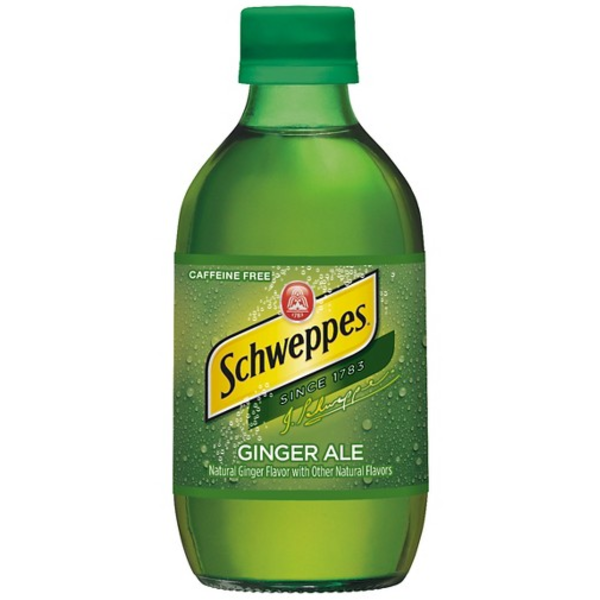 Schweppes Ginger Ale - 10 oz bottles - 4/6 pks