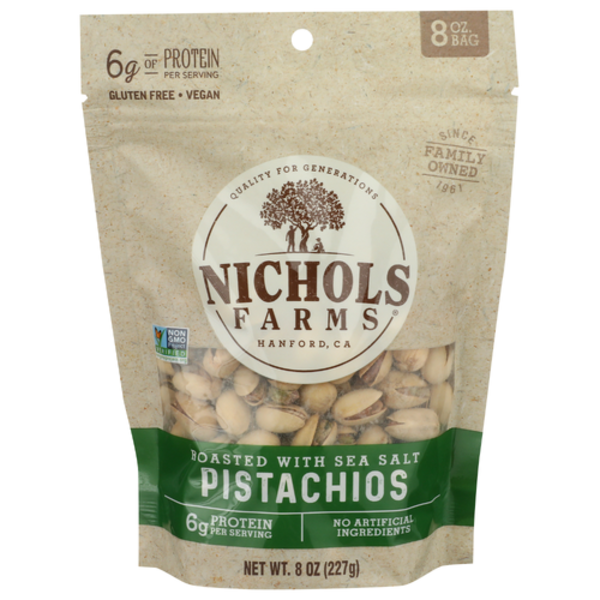 Nichols Farms Roasted With Sea Salt Pistachios In Shell