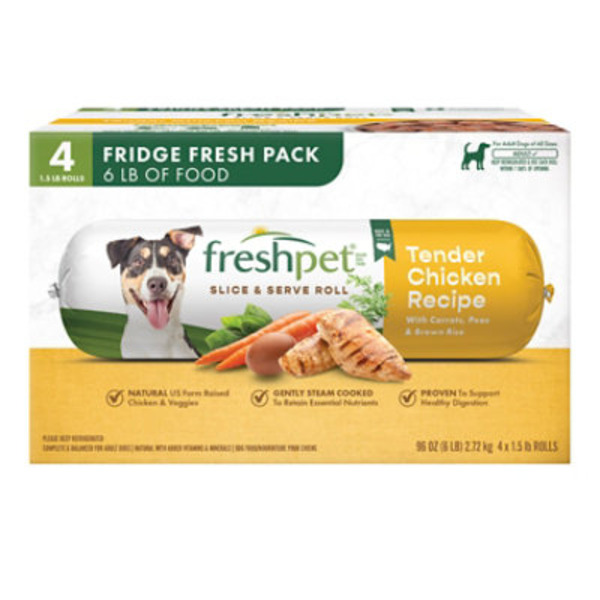 Freshpet Adult Tender Chicken Recipe Dog Food