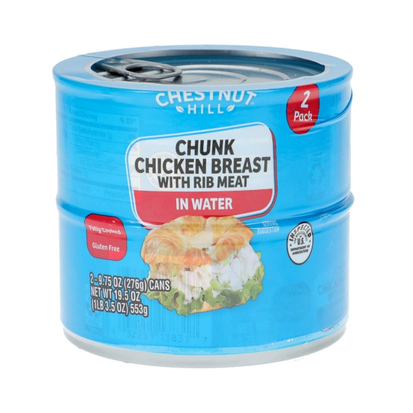 CHESTNUT HILL Chunk Chicken Breast With Rib Meat In Water Same-Day