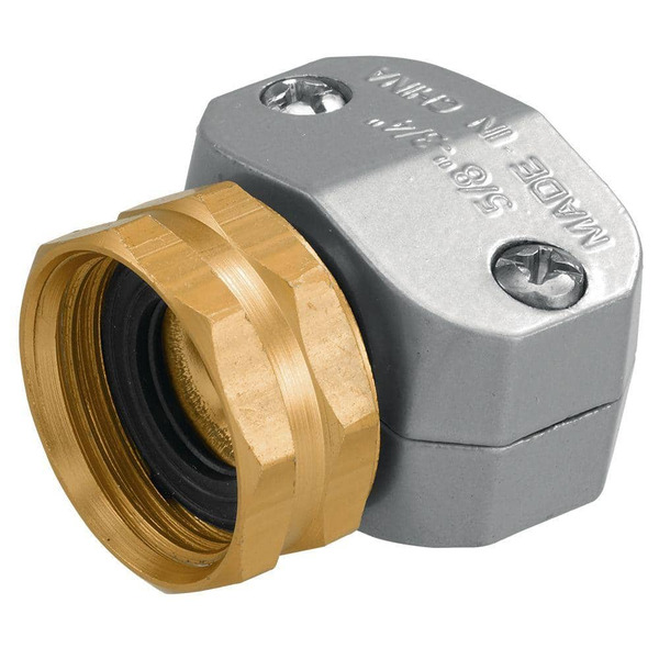 Orbit 5/8 In. To 3/4 In. Heavy-duty Zinc Female Hose-coupling Repair Mender Hose And Sprinkler Repair