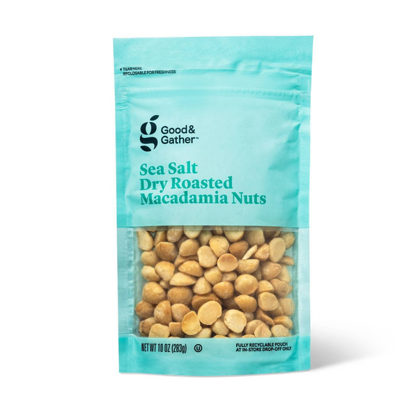 Good & Gather Sea Salt Dry Roasted Macadamia Nuts