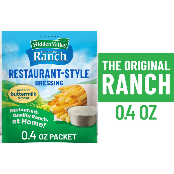 Hidden Valley The Original Ranch Restaurant-Style Dressing Packet Same-Day  Delivery or Pickup