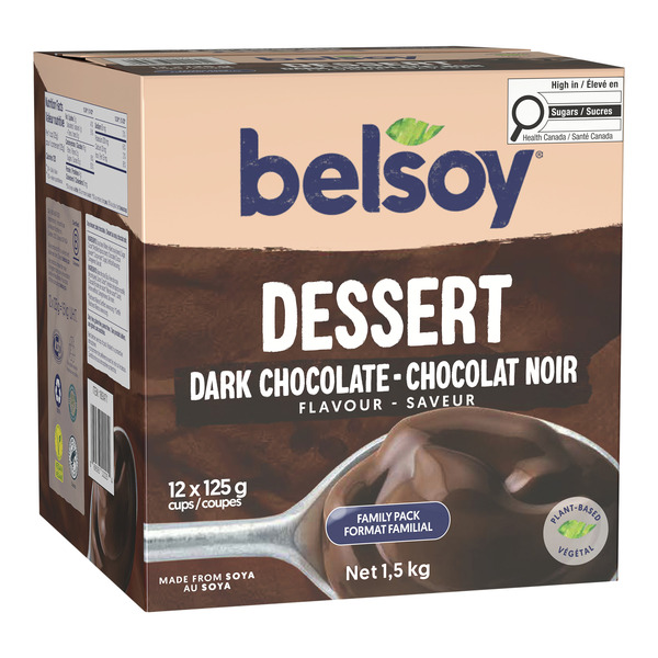 Belsoy Dark Chocolate Plant-Based Dessert