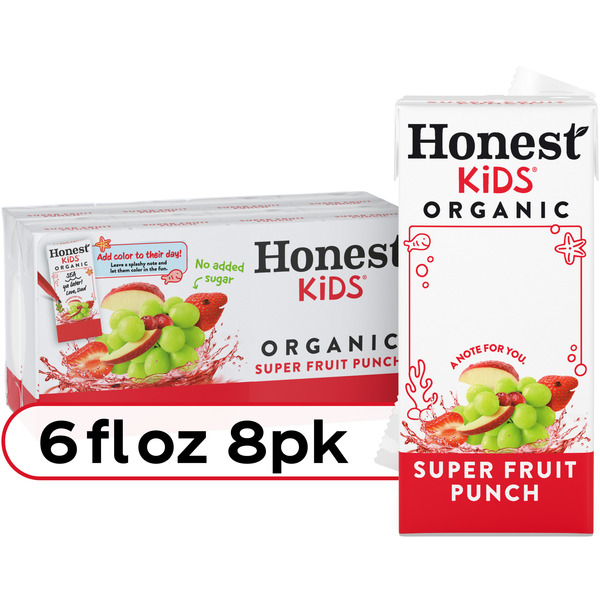 Honest Kids Fruit Punch Organic Juice Drink Same-Day Delivery or