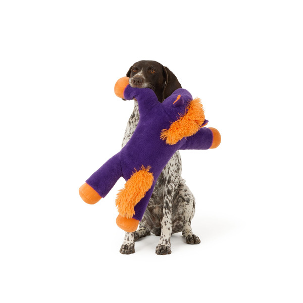 Thrills & Chills Halloween Plush Horse Dog Toy, XL - Purple