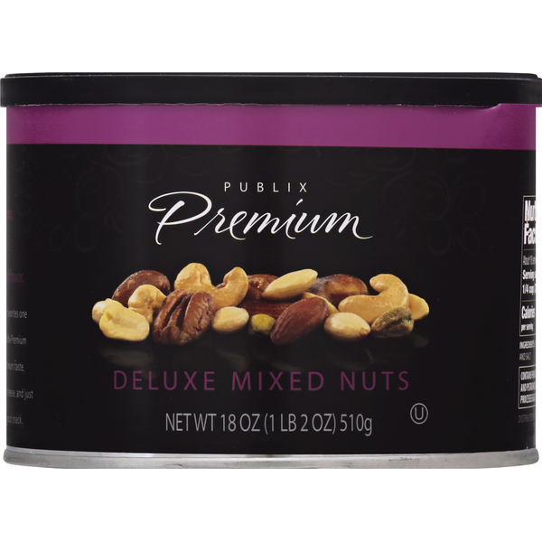 Publix Premium Mixed Nuts, Deluxe (18 oz) Instacart