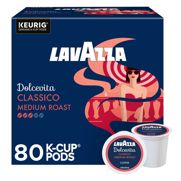 vitaカセット(セット) Lavazza Dolcevita Classico 80-count K-Cup Pods Same-Day Delivery