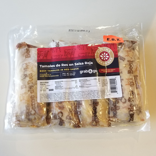 Cardenas Markets Beef Tamales
