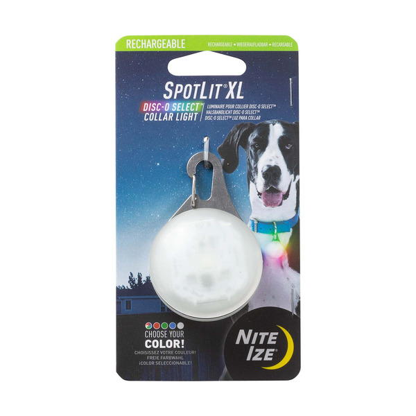 Nite Ize Collar Light, Disc-O Select, Rechargeable