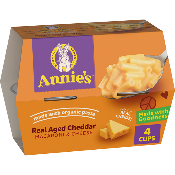 Annie's Real Aged Cheddar Organic Mac and Cheese Cups